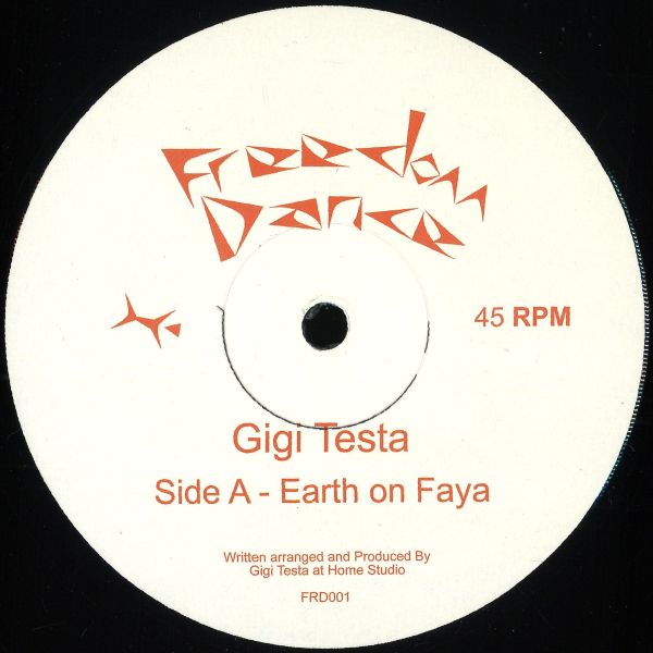 Gigi Testa — Earth on Faya EP vinyl cover