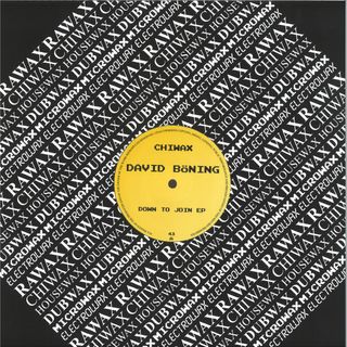 David Böning — Down To Join EP vinyl cover