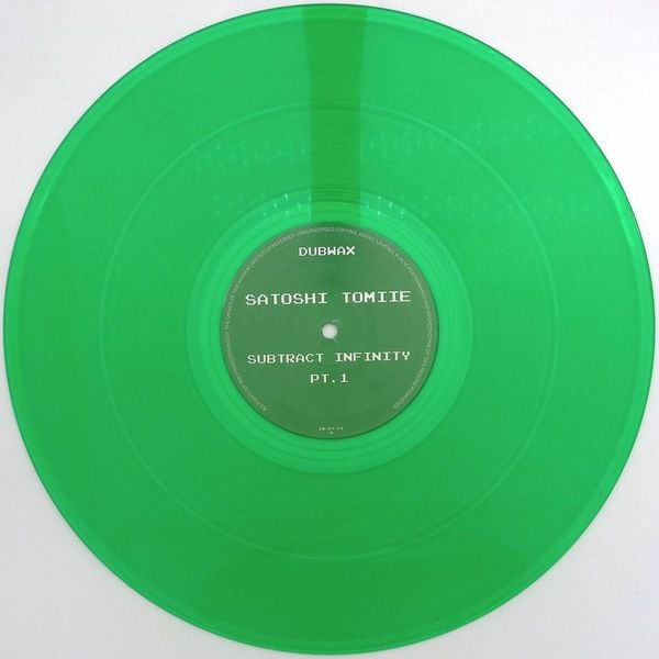 Satoshi Tomiie — SUBTRACT INFINITY PART 1 (OF 3) vinyl cover