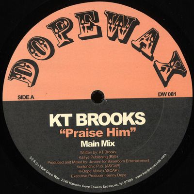 KT Brooks — Praise Him vinyl cover