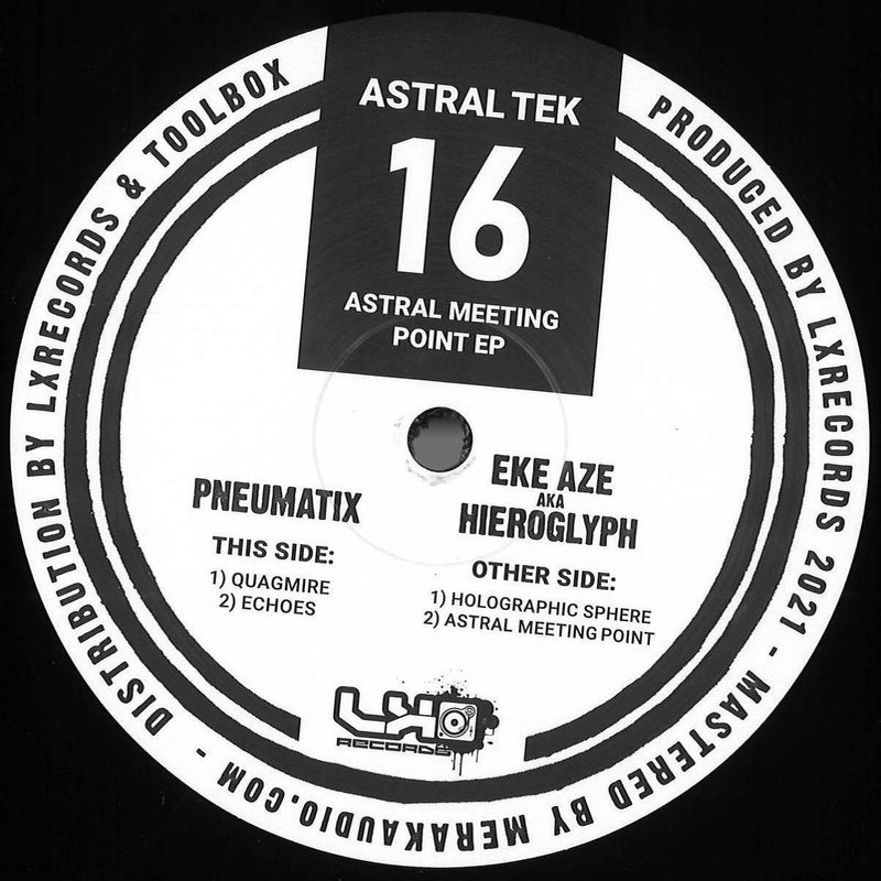 Pneumatix, Hieroglyph — Astral Tek 16 vinyl cover