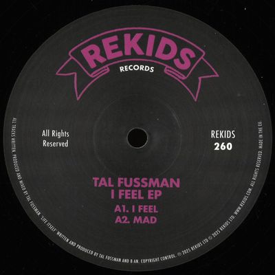 Tal Fussman — I Feel EP vinyl cover