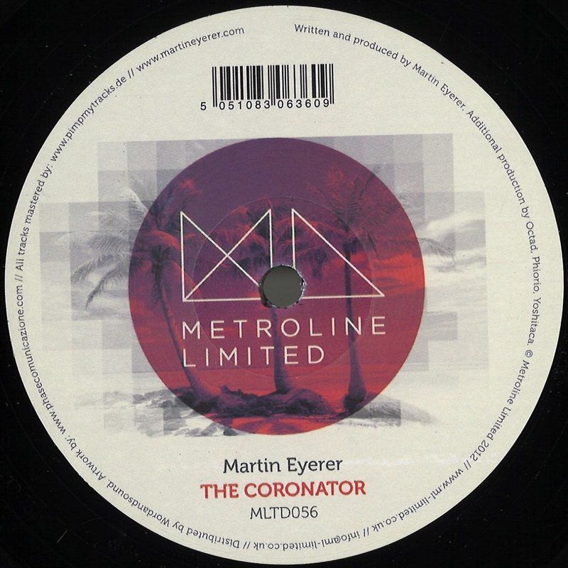 Martin Eyerer — The Coronator vinyl cover