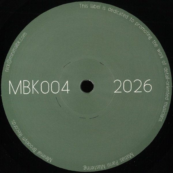Gringo, Francisco Ruiz-Tagle, Double Dipp — MBK004 vinyl cover