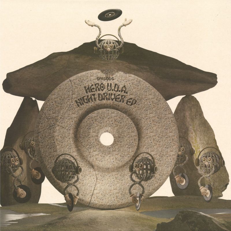 Hero U.d.a. — Night Driver EP vinyl cover
