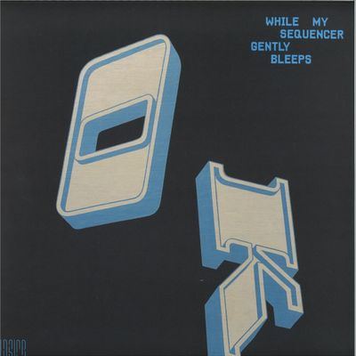 While My Sequencer Gently Bleeps — OK vinyl cover