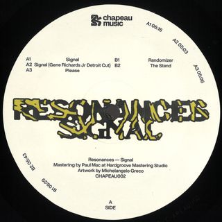 Resonances (IT) — Signal vinyl cover