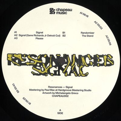 Resonances (IT) — Signal vinyl cover