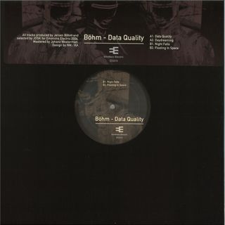 Bohm — Data Quality vinyl cover