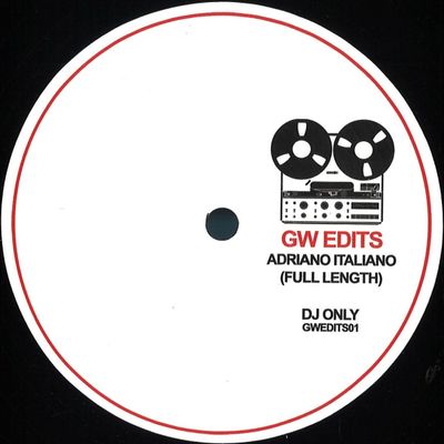 GW Edits — Adriano Italiano EP vinyl cover