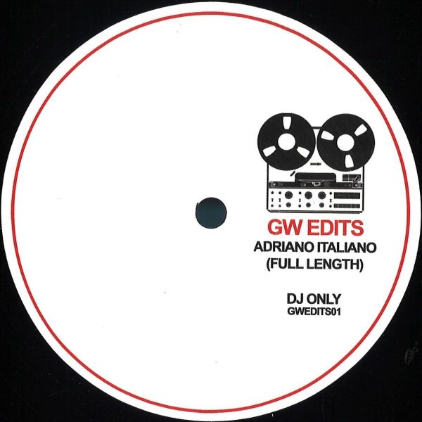 GW Edits — Adriano Italiano EP vinyl cover