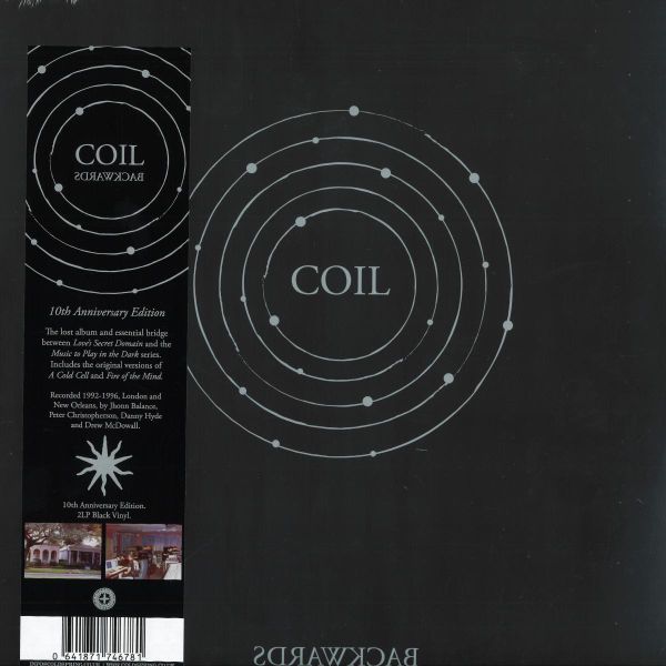 Coil — Backwards (10 Year Anniversary Edition) 2x12 vinyl cover