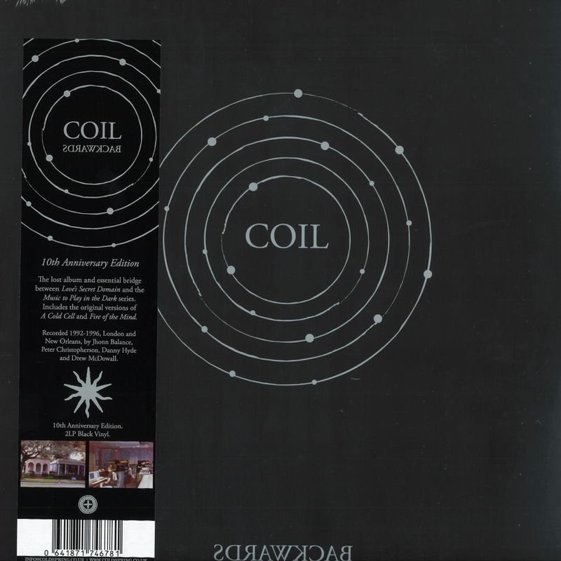 Coil — Backwards (10 Year Anniversary Edition) 2x12 vinyl cover