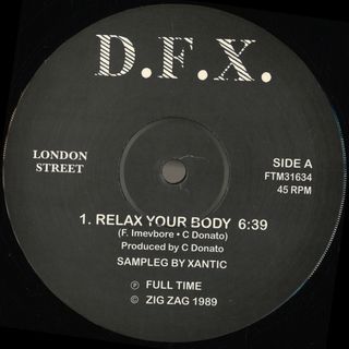 Dfx — Relax Your Body vinyl cover