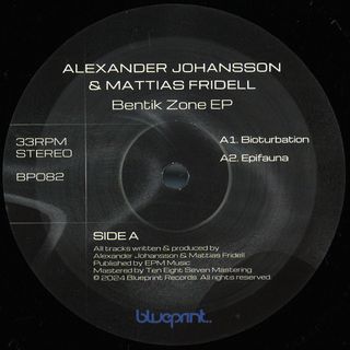 Alexander Johansson, Mattias Fridell — BENTIK ZONE EP vinyl cover