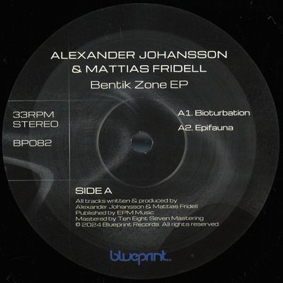 Alexander Johansson, Mattias Fridell — BENTIK ZONE EP vinyl cover