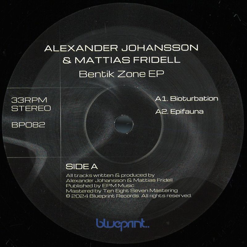 Alexander Johansson, Mattias Fridell — BENTIK ZONE EP vinyl cover