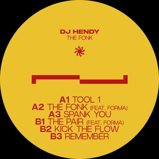 DJ Hendy — THE FONK LP vinyl cover