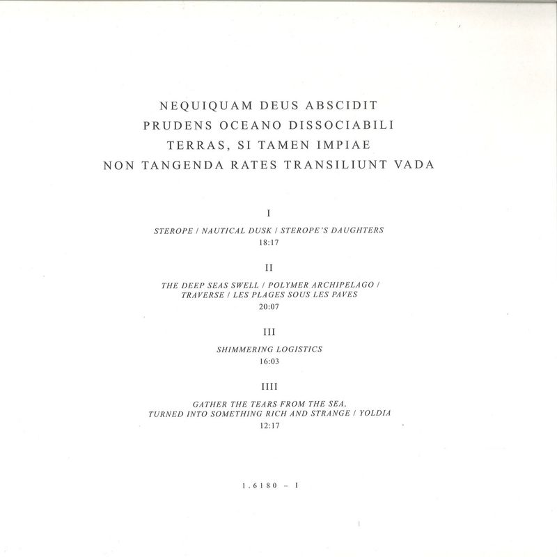 V, A — First LP 2x12" vinyl cover