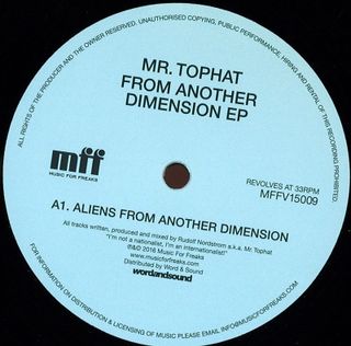 Mr Tophat — From Another Dimension Ep vinyl cover