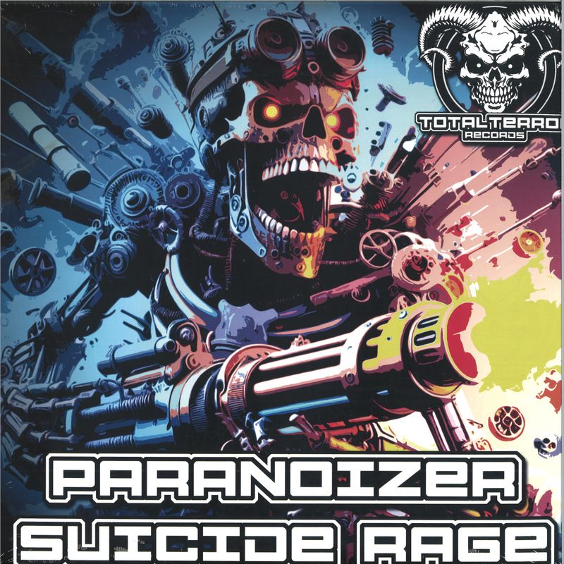 Paranoizer X Suicide Rage — Suicide Rage X Paranoizer vinyl cover