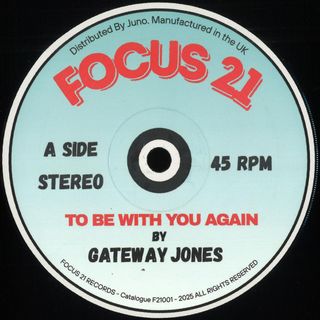 Gateway Jones — To Be With You Again vinyl cover
