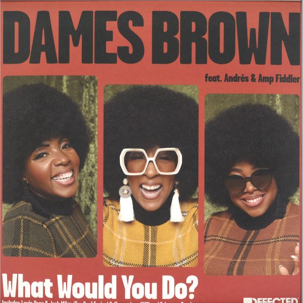 Dames Brown, Andrés, Amp Fiddler — What Would You Do? (Remixes) vinyl cover