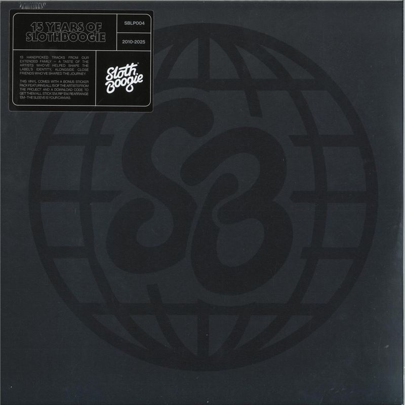 Various — 15 Years Of SlothBoogie LP 2x12" vinyl cover