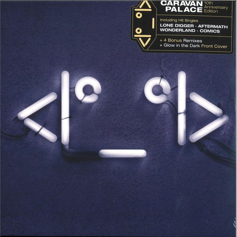 Caravan Palace — ROBOT (10TH ANNIVERSARY) LP 2x12" vinyl cover