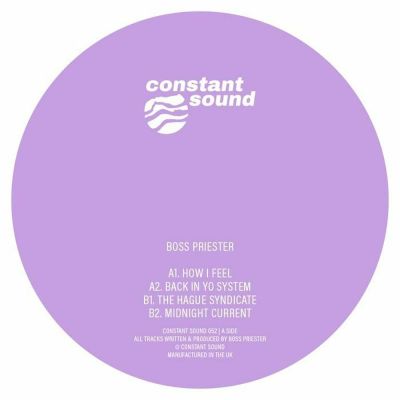 Boss Priester — CS 052 vinyl cover