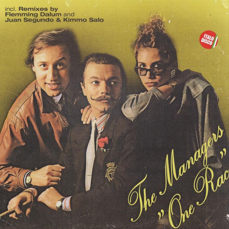 The Managers — ONE RACE vinyl cover