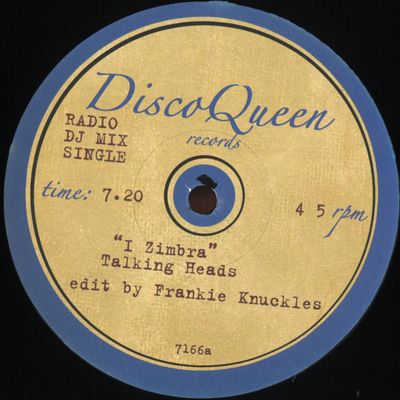 Frankie Knuckles Edits — Disco Queen #7166 vinyl cover
