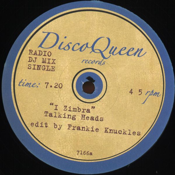 Frankie Knuckles Edits — Disco Queen #7166 vinyl cover