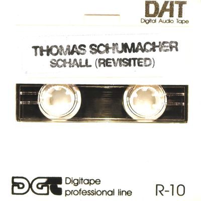 Thomas Schumacher — Schall (Revisited) vinyl cover
