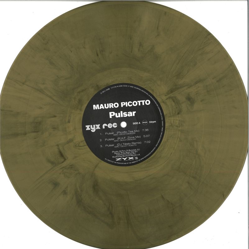 Mauro Picotto — Pulsar LP vinyl cover