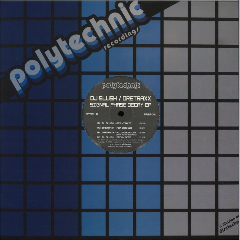 DJ Slush, Dretraxx — SIGNAL PHASE DECAY EP vinyl cover