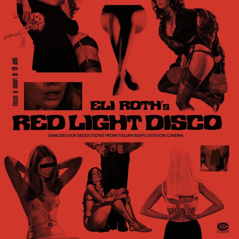 Various — Eli Roth's Red Light Disco LP 2x12" vinyl cover