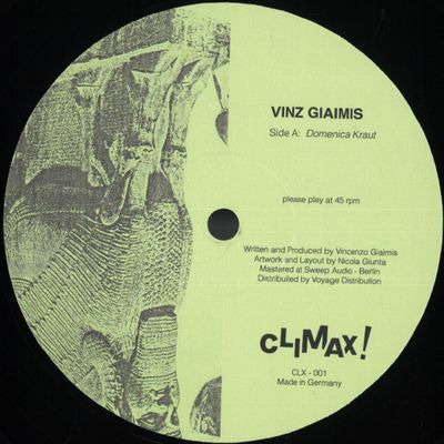Vinz Giaimis — Domenica Kraut vinyl cover