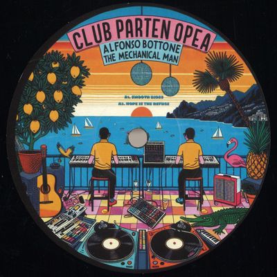 Alfonso Bottone, The Mechanical Man — Club Partenopea vinyl cover