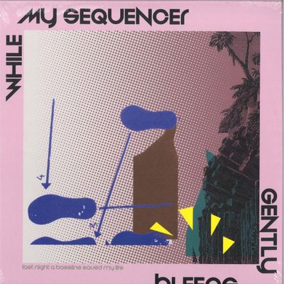 While My Sequencer Gently Bleeps — Last Night A Bassline Saved My Life vinyl cover