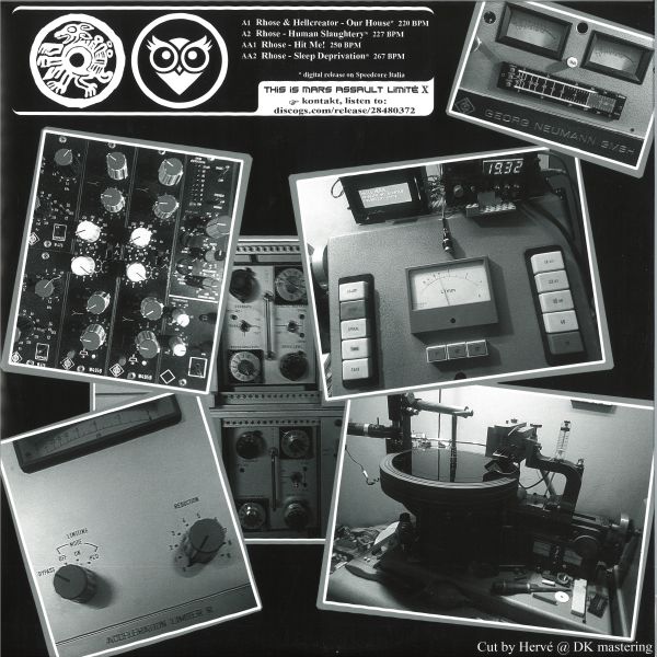 Dj Rhose, Hellcreator — MAST LTD X vinyl cover