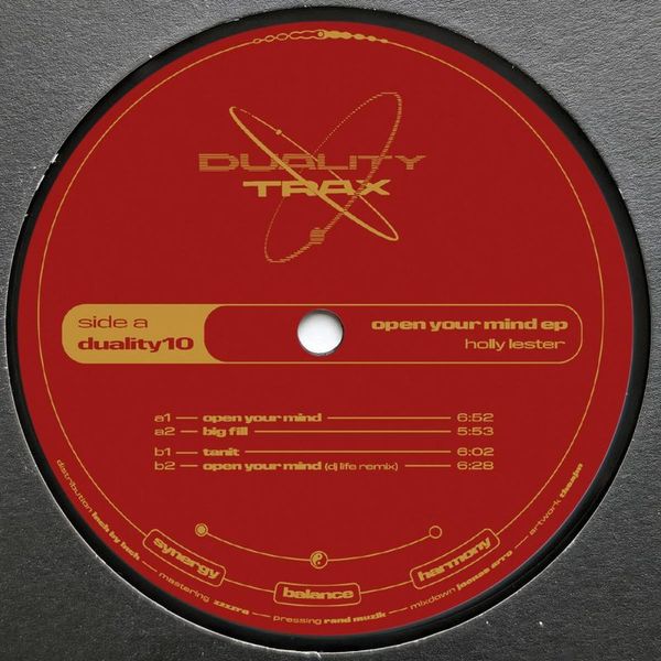 Holly Lester — Open Your Mind EP vinyl cover