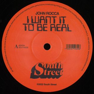 John Rocca — I Want It To Be Real EP vinyl cover