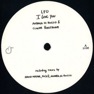 Andrea Di Rocco, Claude Vonstroke — Lfo I Love You vinyl cover