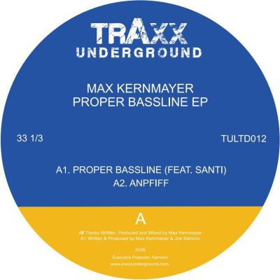 Max Kernmayer — Proper Bassline EP vinyl cover