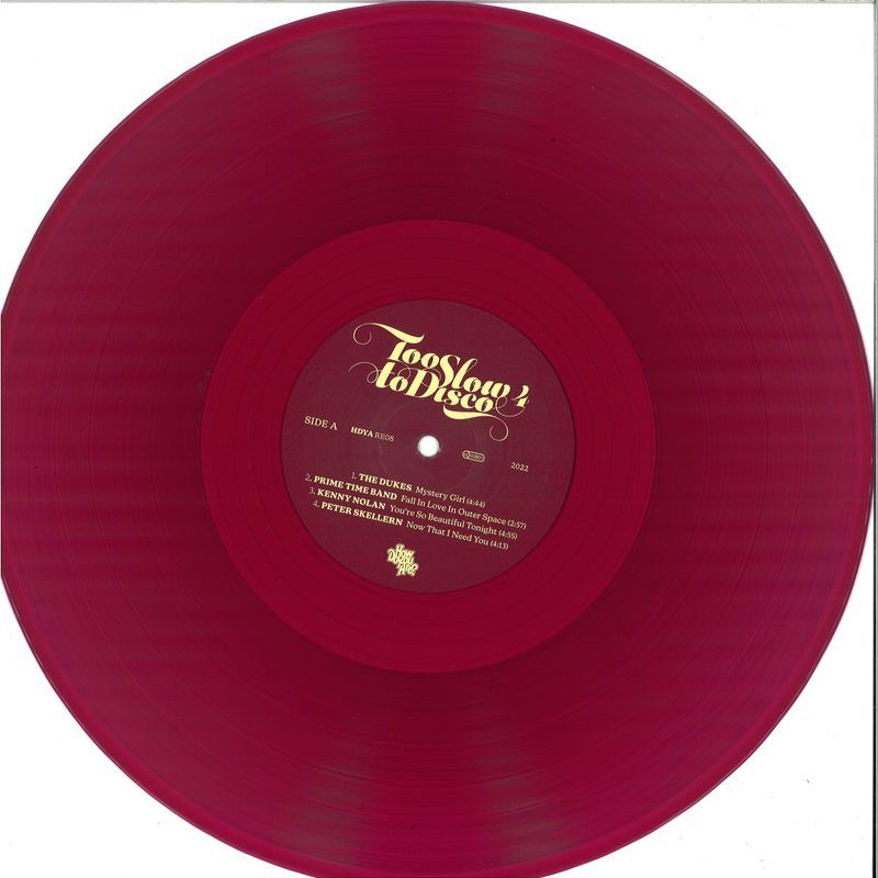 Various — Too Slow to Disco Vol. 4 2x12" vinyl cover