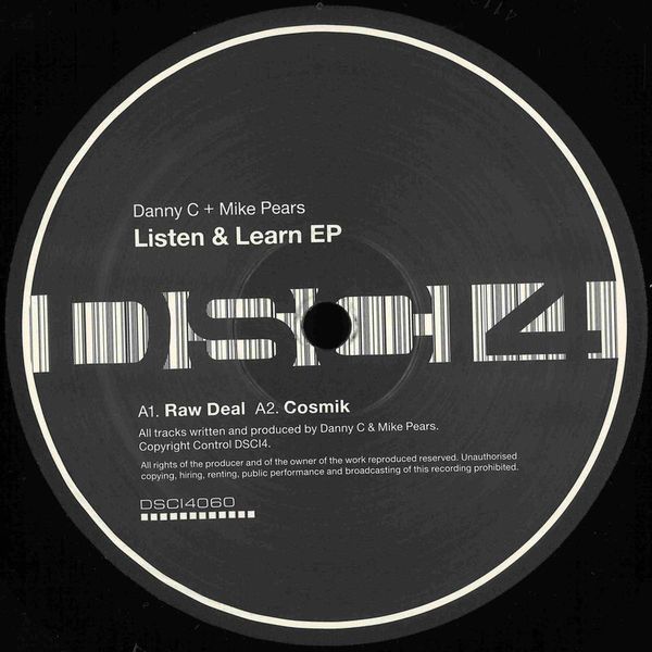 Danny C, Mike Pears — Listen & Learn EP vinyl cover