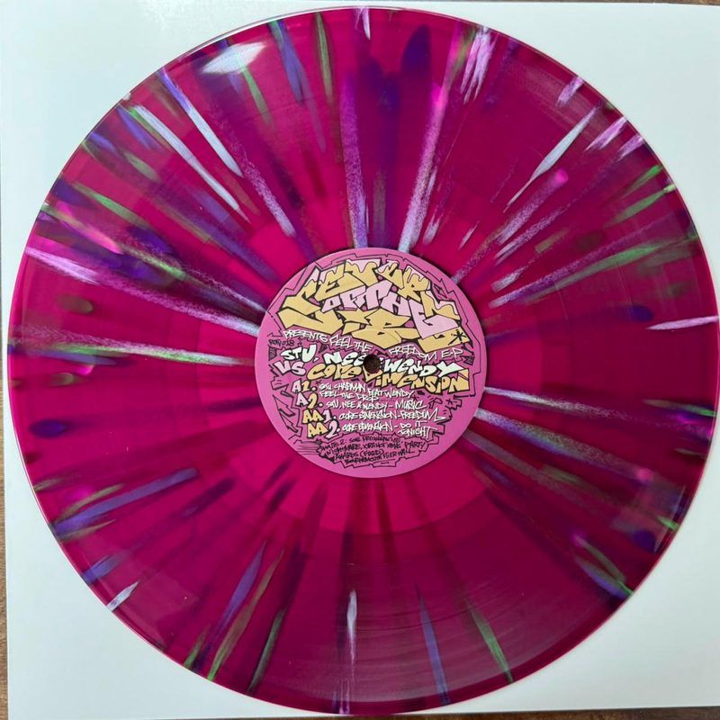 Stu Chapman, Core Dimension — Feel The Freedom EP vinyl cover