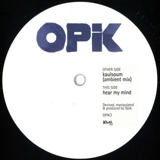 Opik — Hear My Mind vinyl cover