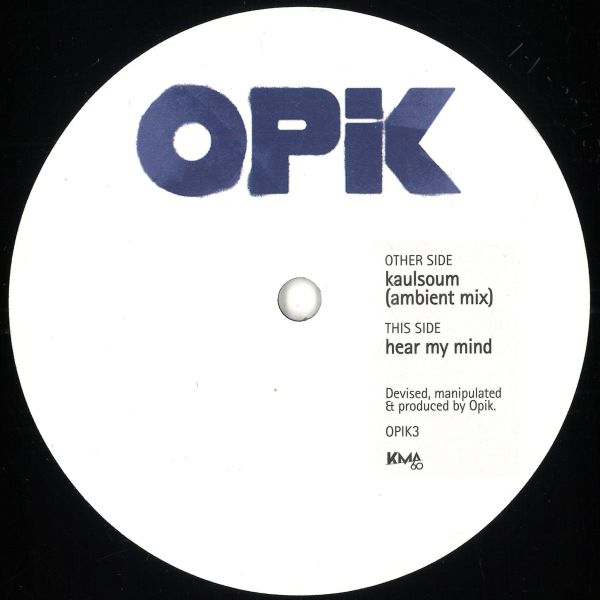 Opik — Hear My Mind vinyl cover